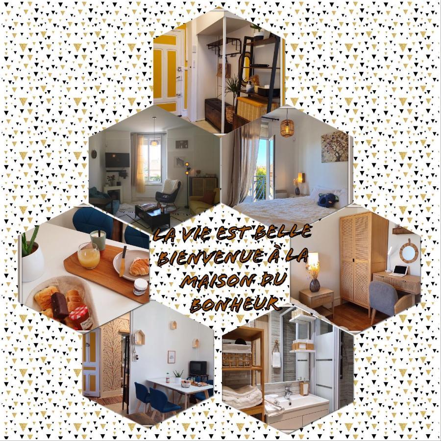 Maison Du Bonheur L Art De Vivre A La Francaise Logement Entier Avec Parking Sainte-Savine Exterior photo